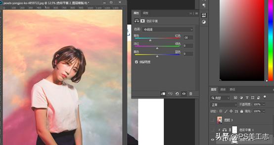 ps如何提亮脸部阴影教程,图片上反光严重怎么在ps中调整