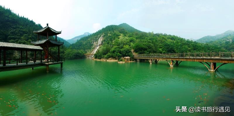 青州黄花溪秋色风景图片,潍坊青州的旅游景点黄花溪一日游