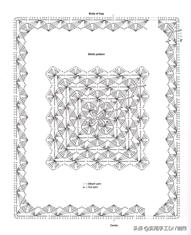 钩简约包包教程视频,适合夏天背的钩编包包花样图解