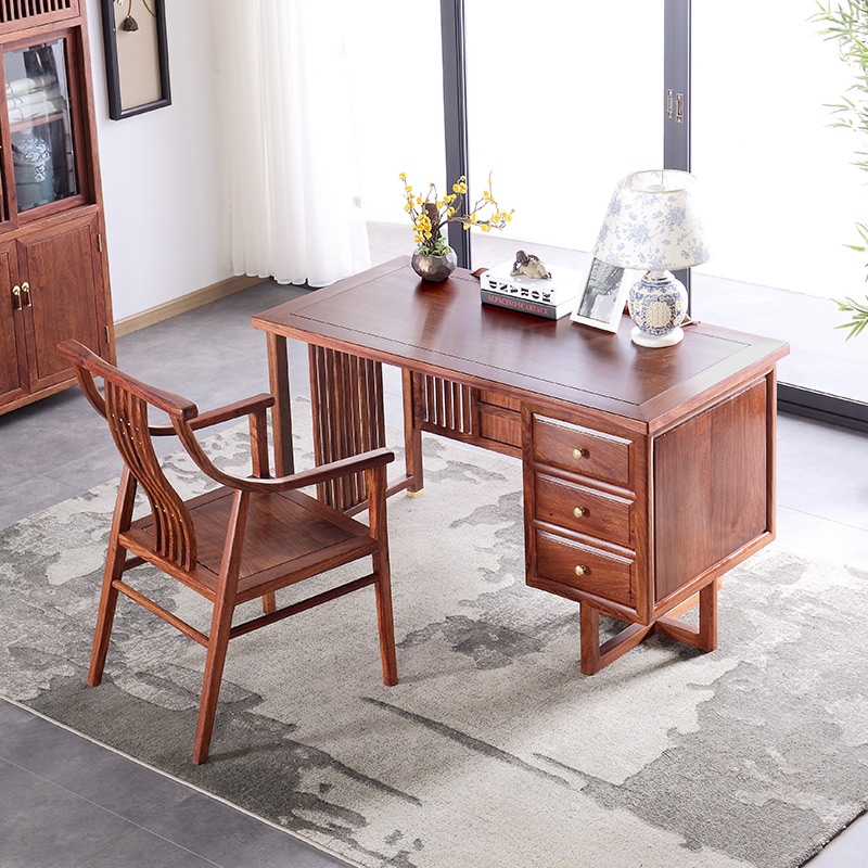 红木书桌实用吗,拥有书香气质是什么样子的