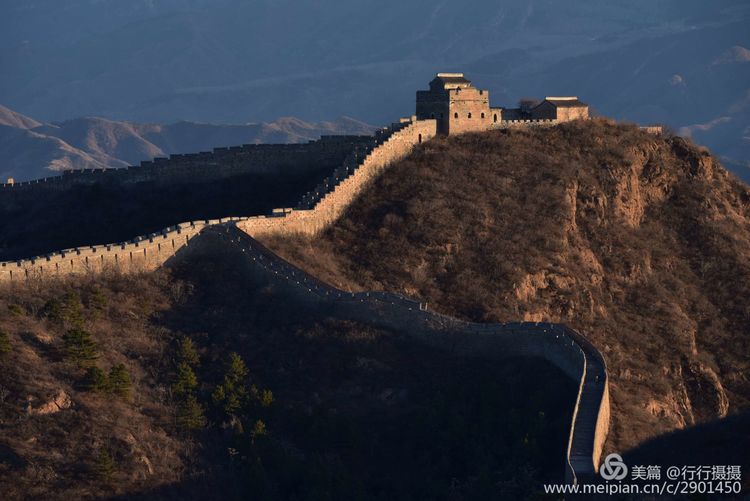金山岭长城白雪皑皑美景如画,金山岭长城游览
