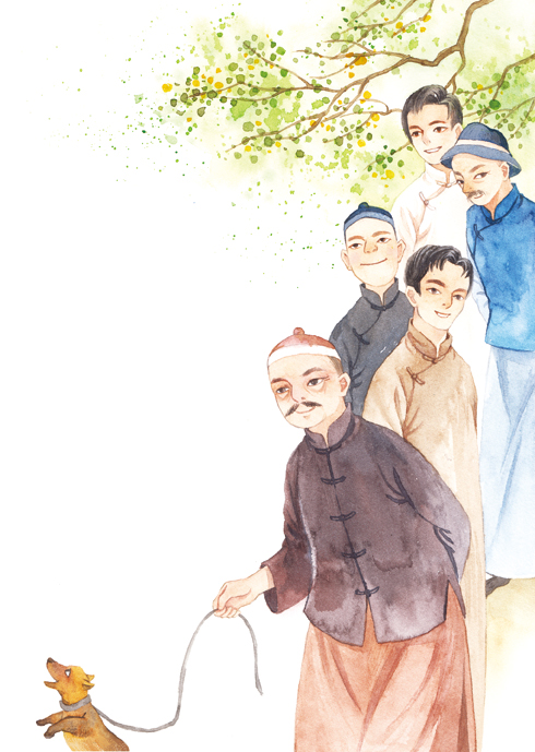 孔乙己排出九文大钱片段,孔乙己排出九文大钱形象