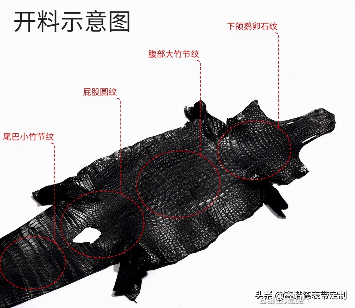 鳄鱼皮和双面表带有什么区别,鳄鱼皮表带跟普通表带区别