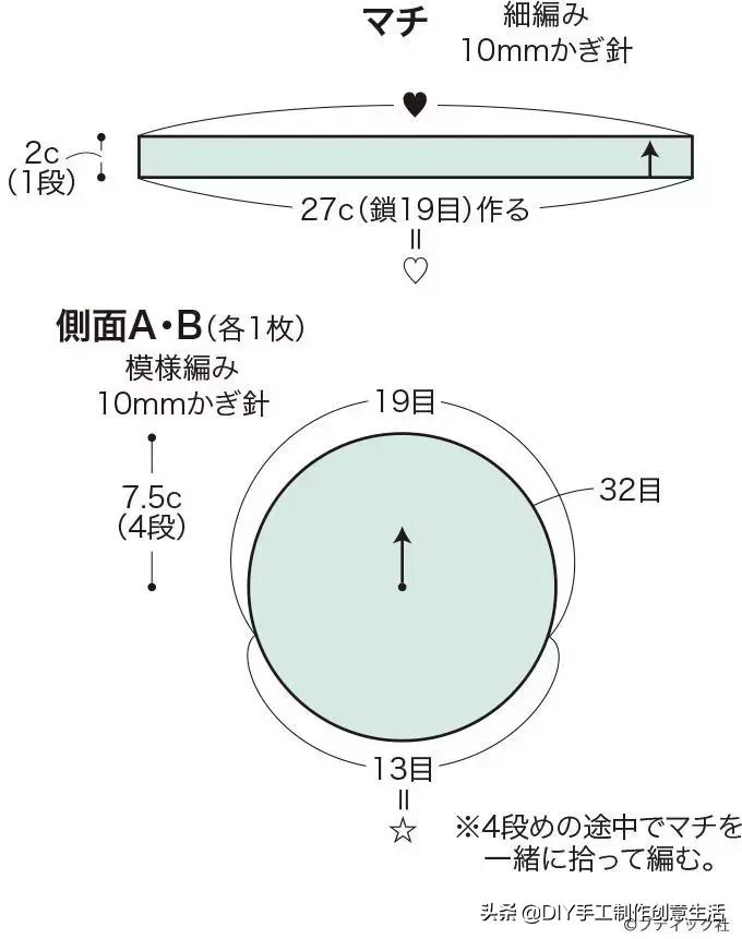 钩漂亮钩针收纳袋,钩笔袋编织教程