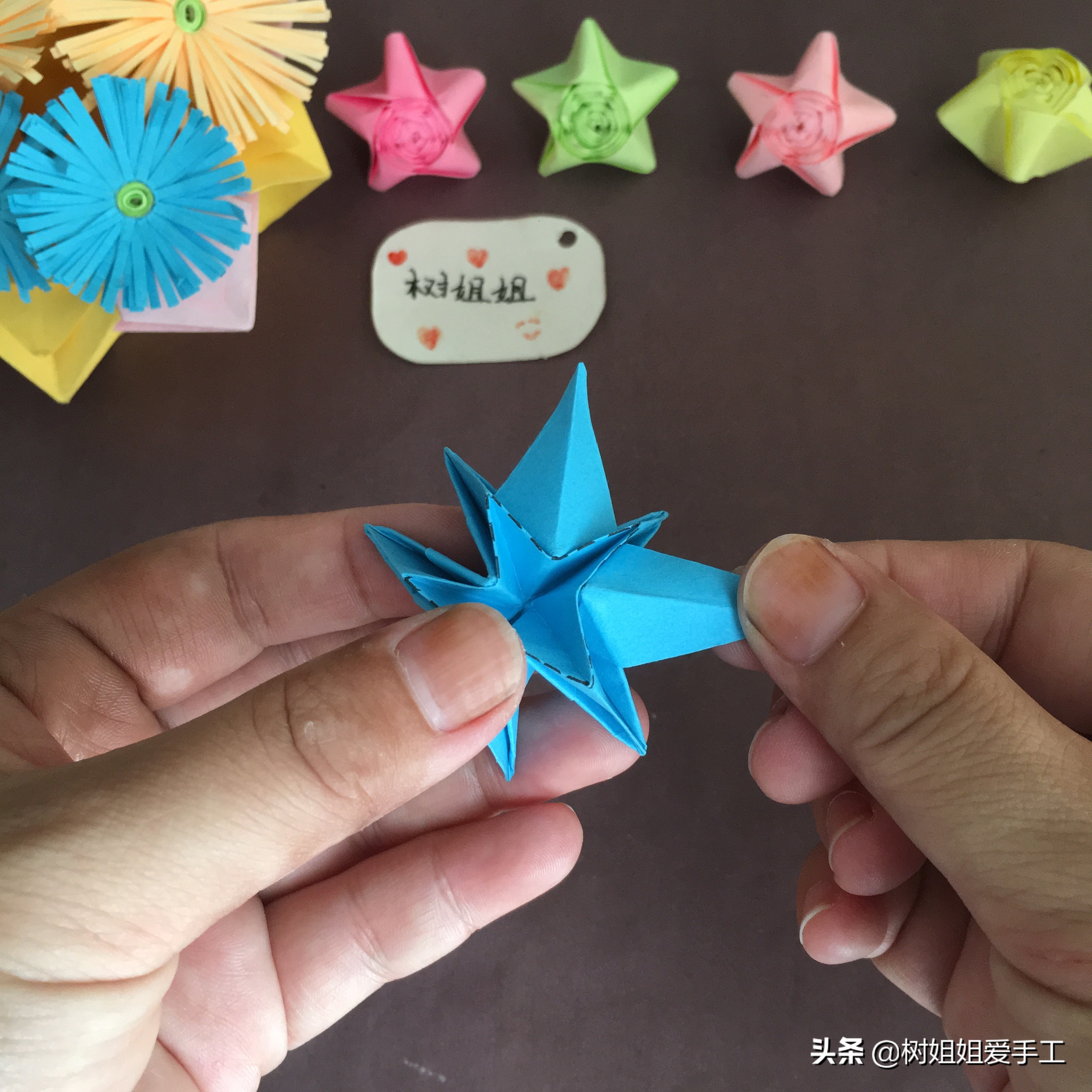 幼儿园亲子手工之折纸六角星视频,儿童亲子折纸大全