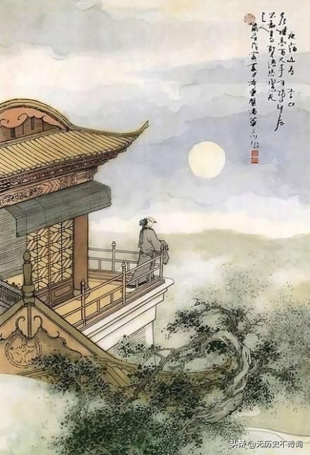 古人举头望明月的样子,古代举头望明月