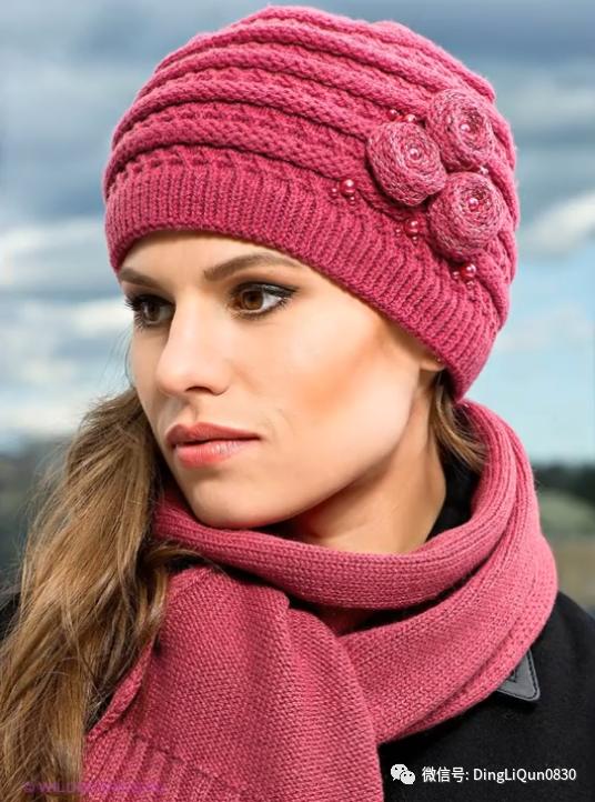 针织冬天的帽子,冬天针织帽子