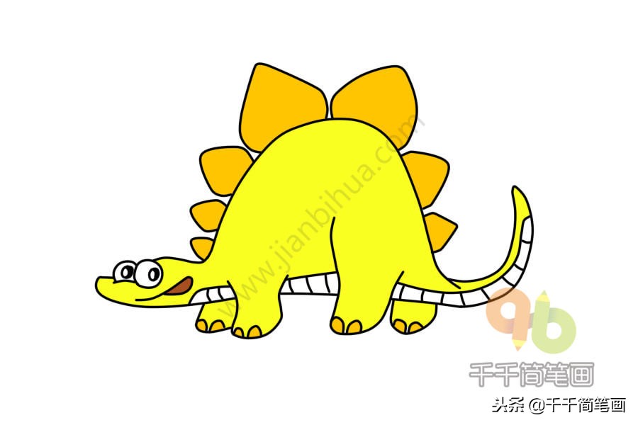 简笔画飞天恐龙带翅膀的恐龙,恐龙简笔画幼儿教学