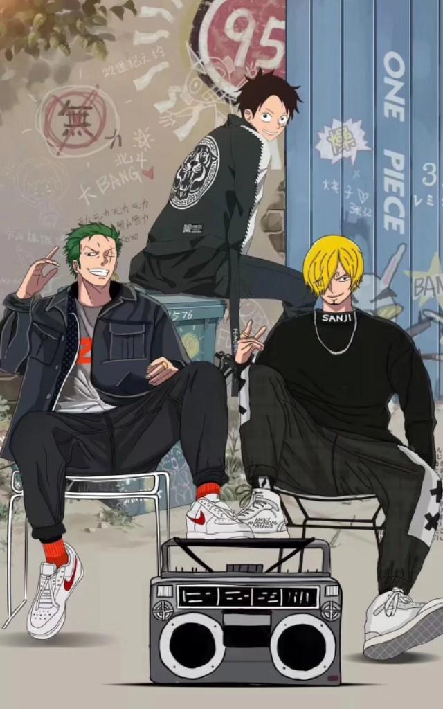 海贼王服装秀索隆,海贼王人物穿潮服