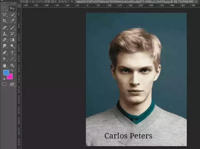 ps一寸证件照填充后尺寸变大,ps如何给证件照换底色ps教程