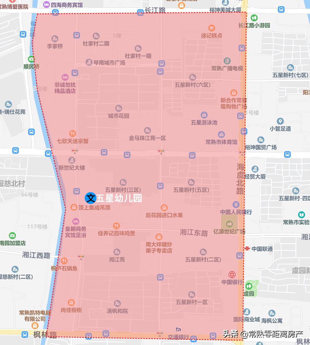 常熟小学学区分布图2021,2019常熟中学学区怎样划分