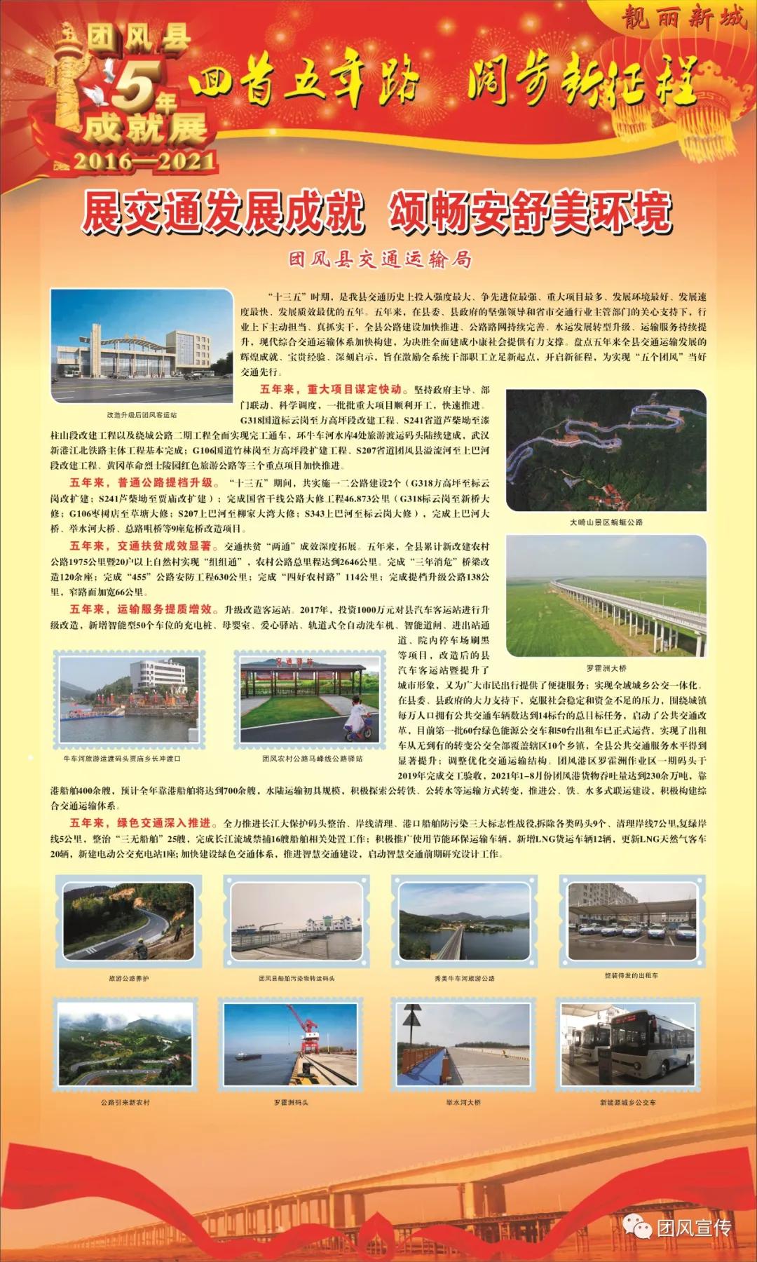 回望五年奋斗路,团风建设最新视频