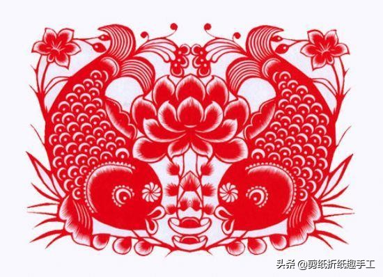 蝶恋花原创手工剪纸,蝶恋花团花剪纸教程简单又好看