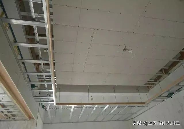 厨房天花吊顶石膏板怎么取,轻钢龙骨石膏板吊顶施工工艺