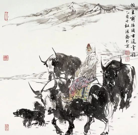 他从一个普通的美术编辑，到成就斐然的专业画家