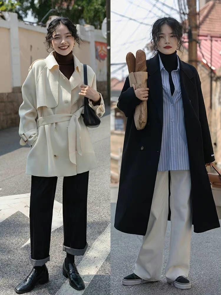 秋天流行一种穿法叫“叠穿”,韩系简约穿搭,营造穿衣层次感