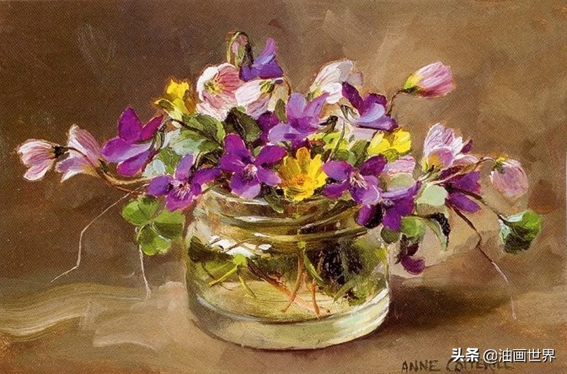 花开了,我便画花!花谢了,我便画自己!