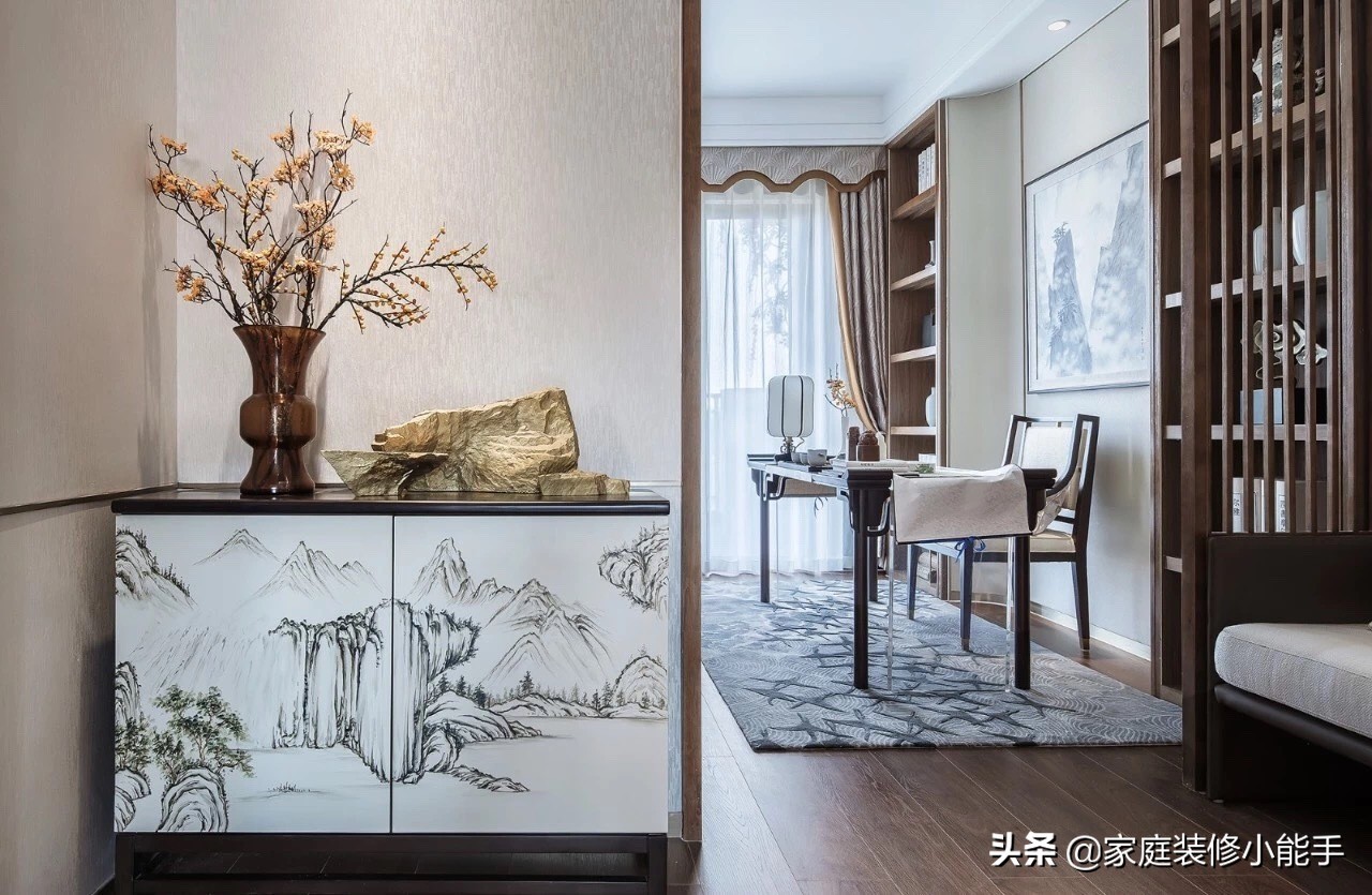 中式装修风格屏风,中式室内设计屏风