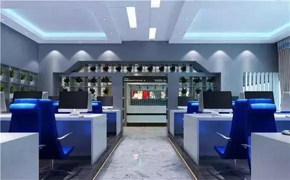 2024年网咖装修风格效果图大全,2019年网咖装修实物图