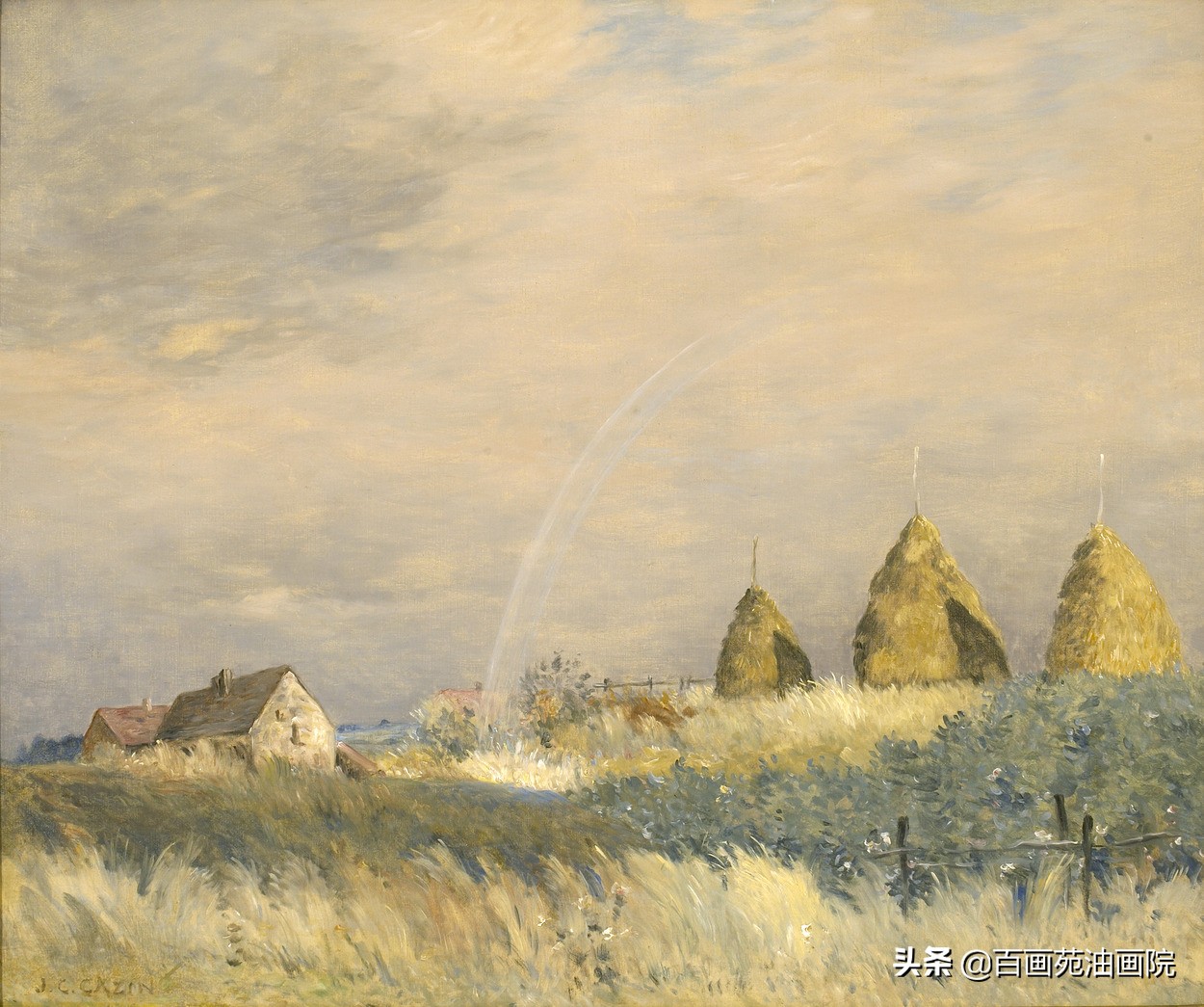 油画风景作品创作说明,油画风景画法技巧