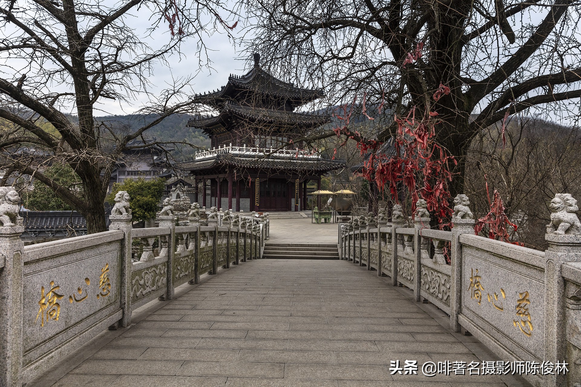 山门朝北开韦陀菩萨坐正殿律宗第一名山宝华山隆昌寺1500年