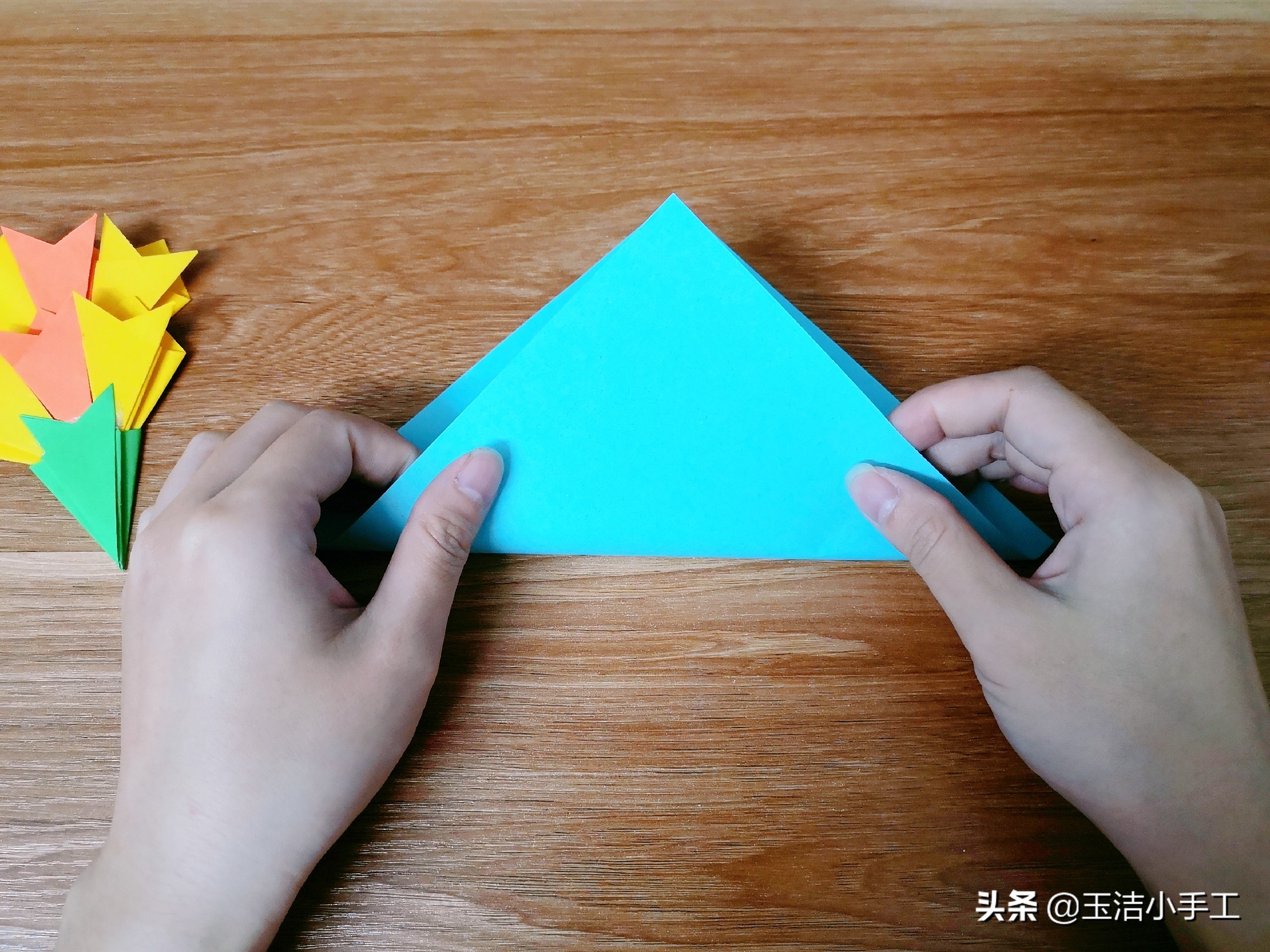 正方形的花束折纸大全简单又漂亮,立体折纸花束大全图解教程