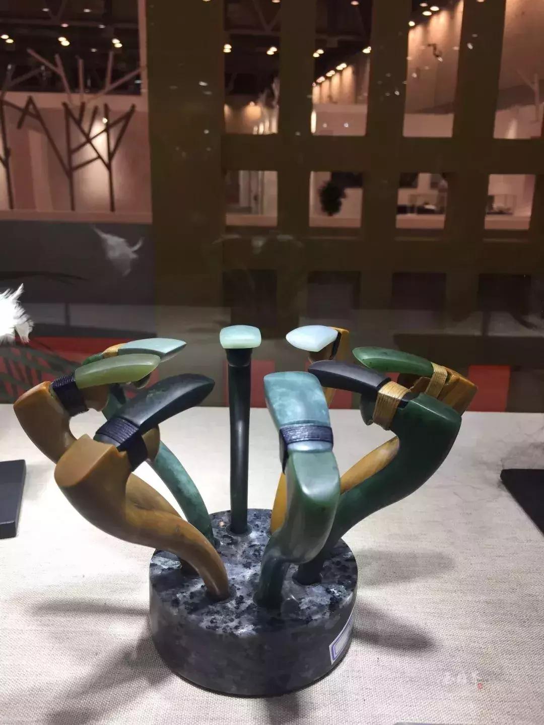 十三届子冈杯玉雕,子冈杯玉雕作品展现场