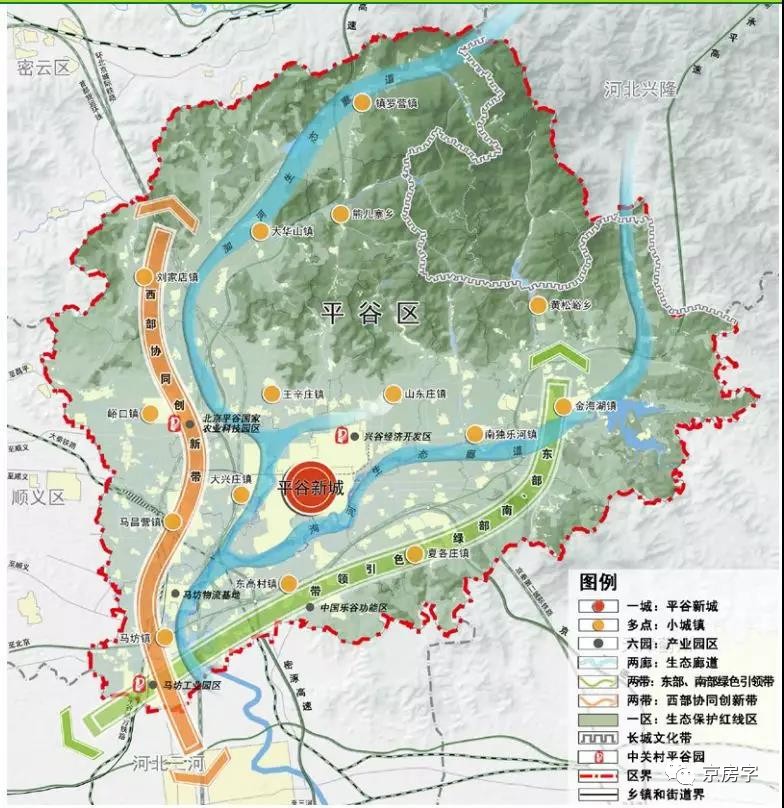 密云延庆怀柔平谷发展,门头沟顺义镇最新规划
