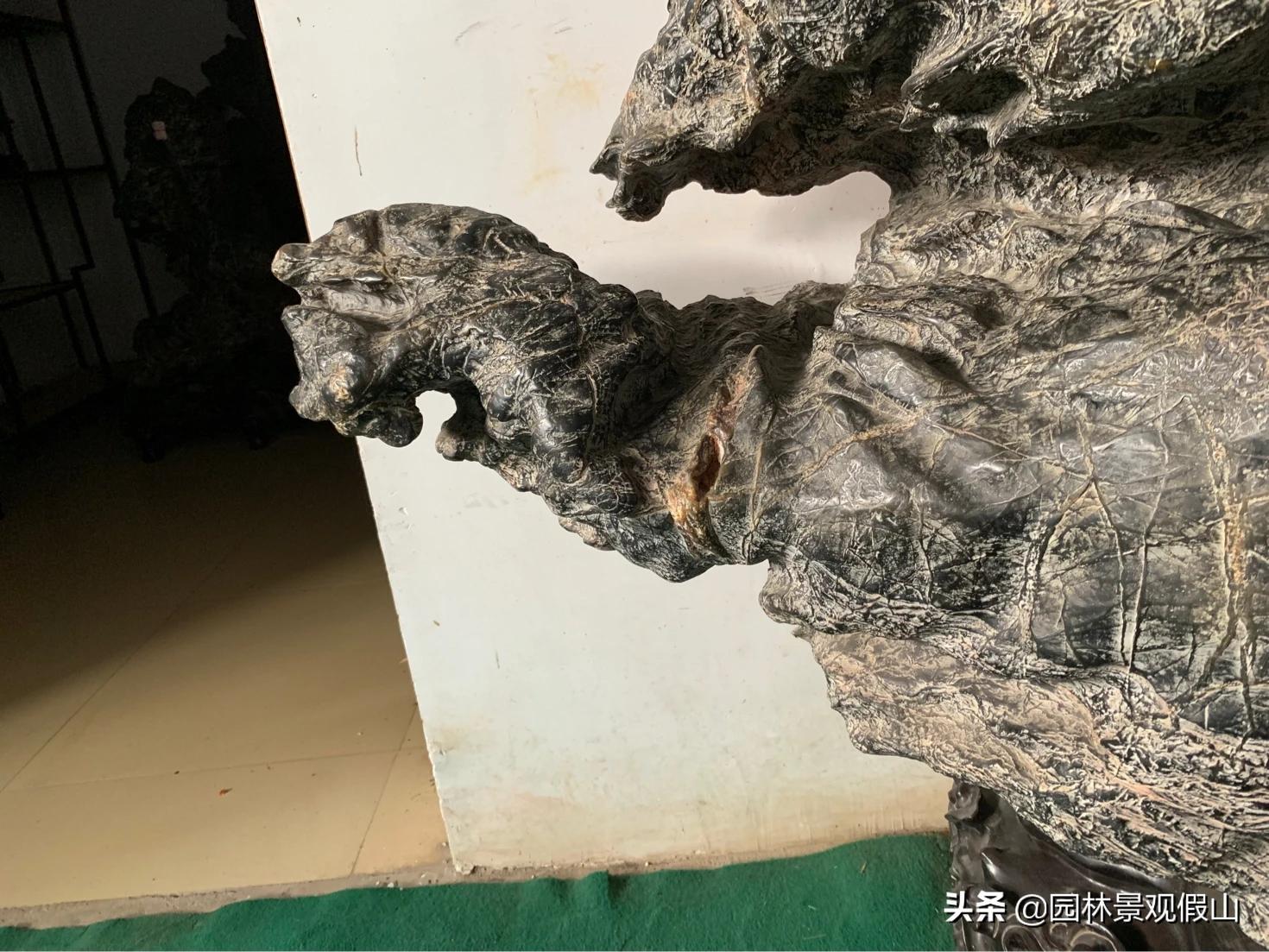 灵璧石摆件仅供直播间拍卖,灵璧石摆件龙头放家里什么位置