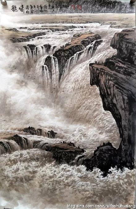 曾刚国画山水技法4,曾刚雪景国画山水画图片