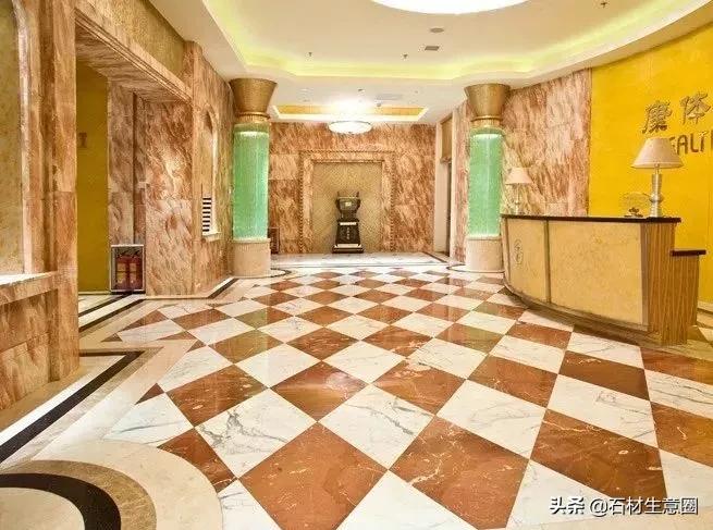 最好看的红色大理石,红色大理石楼梯效果图