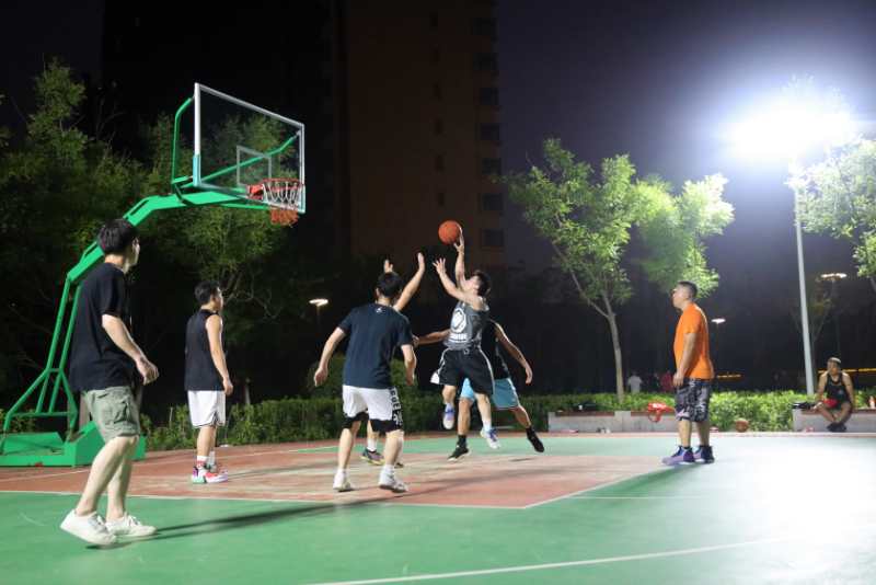 沈阳市浑南夜景,浑南全运村灯光秀