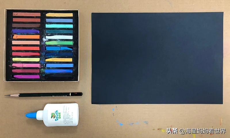 蜡笔油画棒画法,超简单的油画蜡笔素材教程