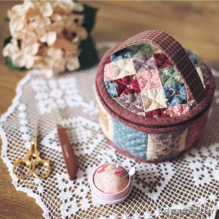 diy手工拼布缝布艺小物,韩国手工拼布小物