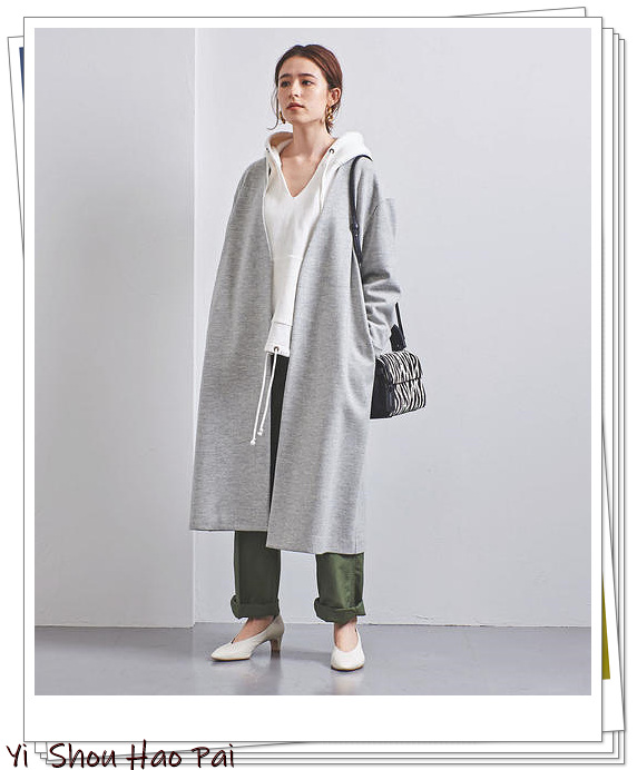 10款纯色系大衣的配色方案,5种颜色大衣25种日系look内搭