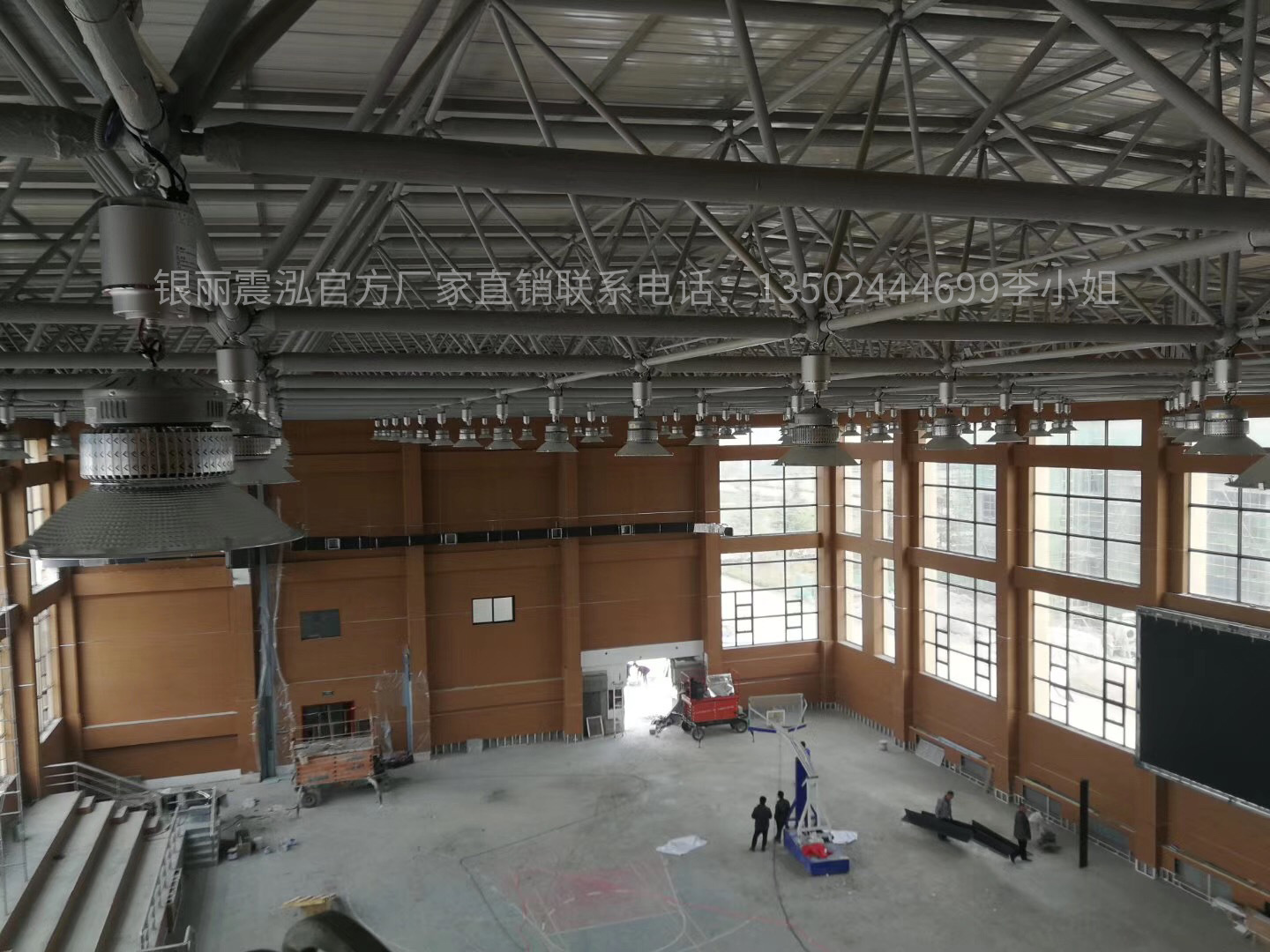 工矿灯手动升降装置,工业大型升降照明灯