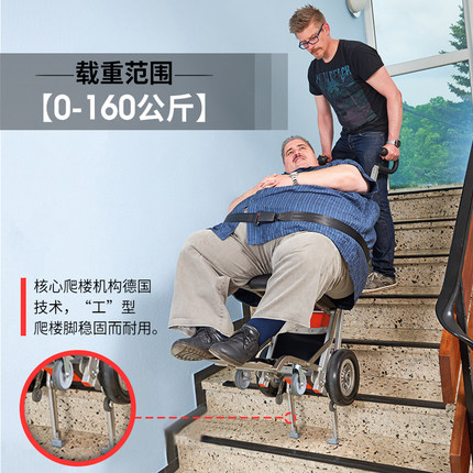 老人残疾人爬楼自动轮椅,老年残疾人上下楼梯神器
