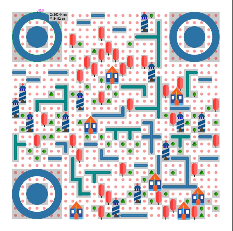 ai艺术风格二维码制作,艺术数字ai设计
