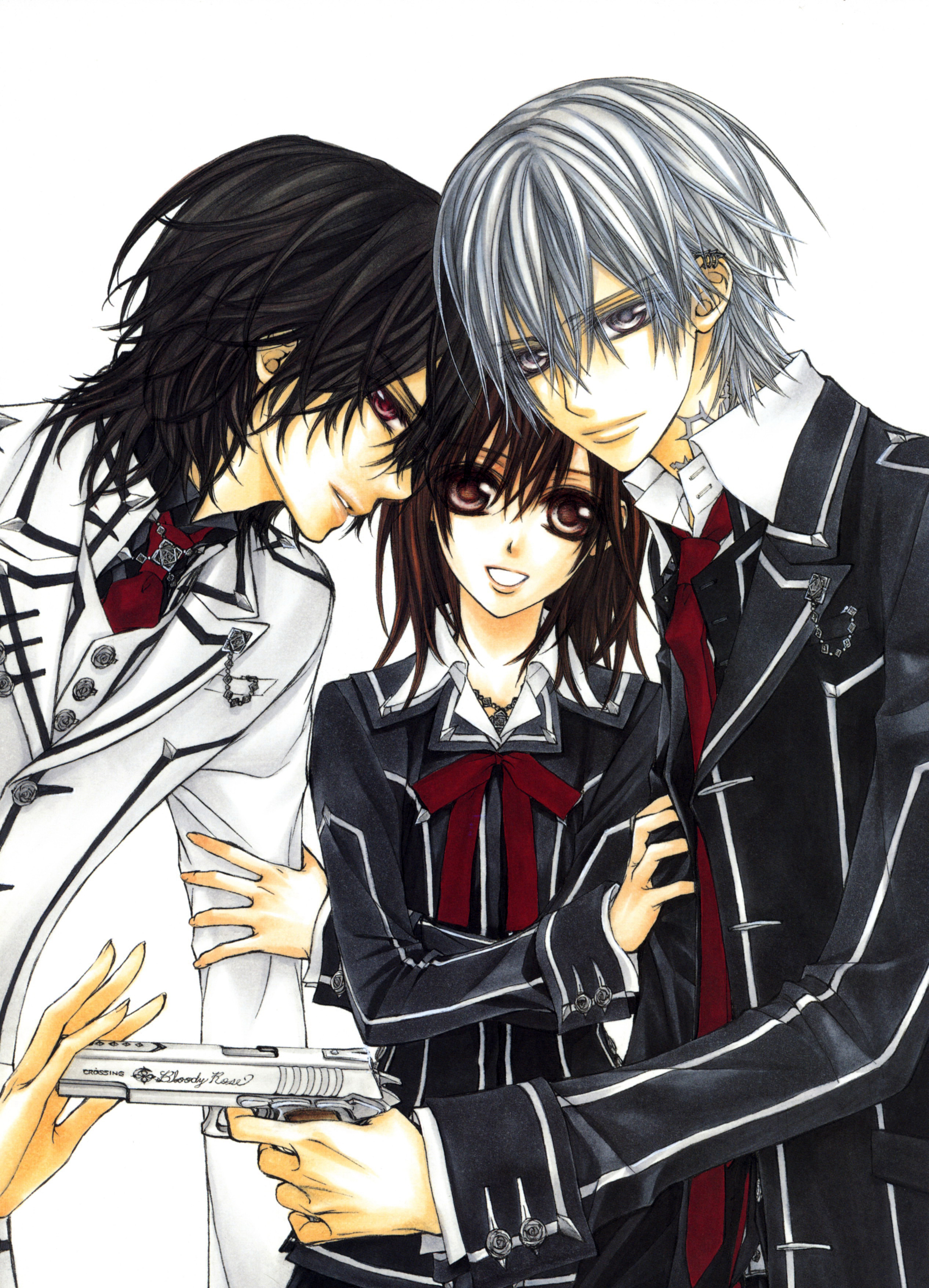 暗黑风吸血鬼动漫图片,吸血鬼骑士漫画手绘