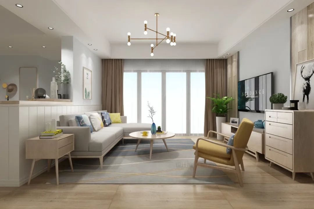 电视柜旁边空墙怎么装饰,电视柜做太大了边上放啥补救一下