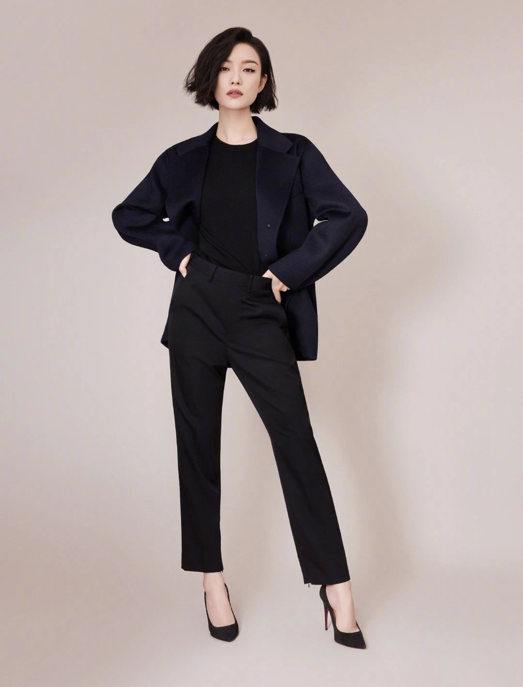 大圆脸真适合剪到下巴齐的短发吗,倪妮方形脸适合的发型