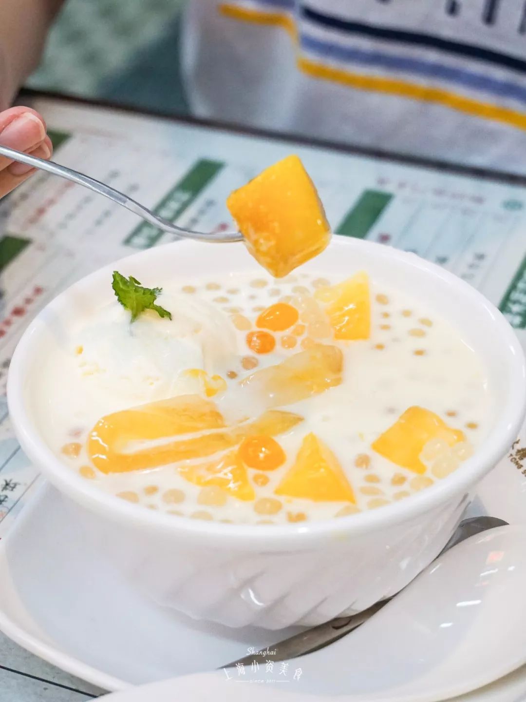 魔都独一碗的翡翠糊，入口超级浓郁细滑