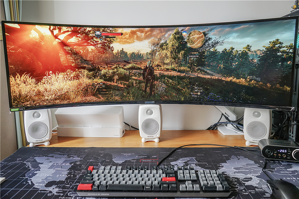 三星玄龙骑士49寸显示器测评144hz,49寸显示器曲率1500和1800