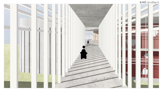 高档幼儿园设计——“院落式”打破传统简单的空间等级