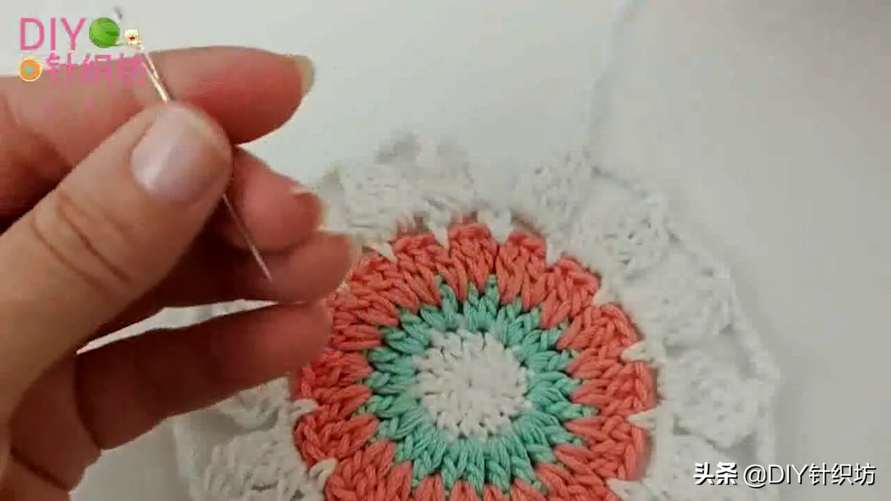 小红书同款餐垫钩织教程,餐桌垫钩织教程简单好看