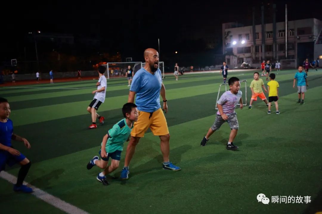 晚上的少年足球训练班（五）