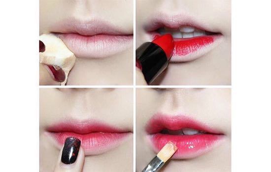 裸唇妆的正确画法,4款当下流行的爆款唇妆画法教程
