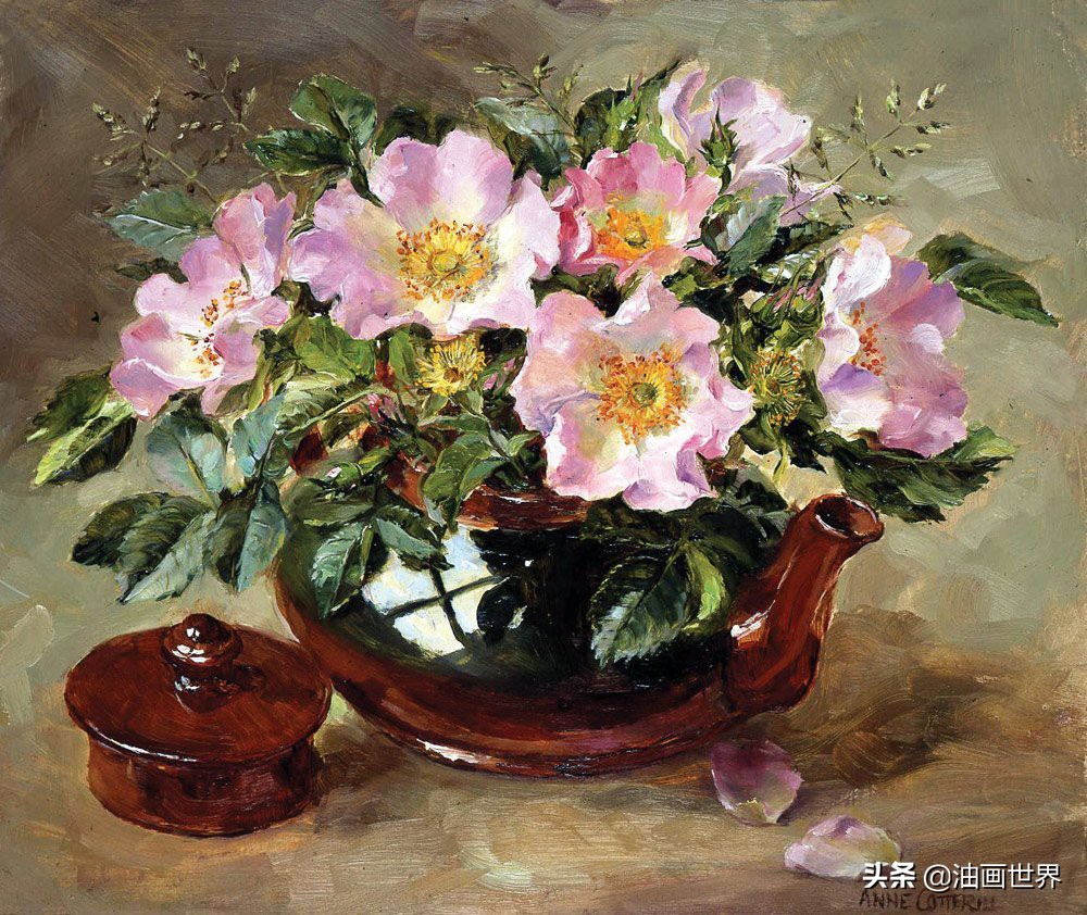 花开了,我便画花!花谢了,我便画自己!