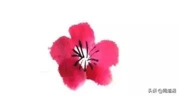 100幅桃花画,怎么画桃花树林