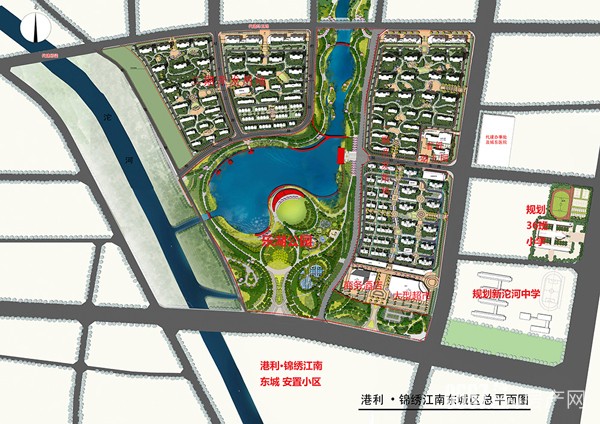 工业园改造效果图棚改,港利东城棚改一体化项目